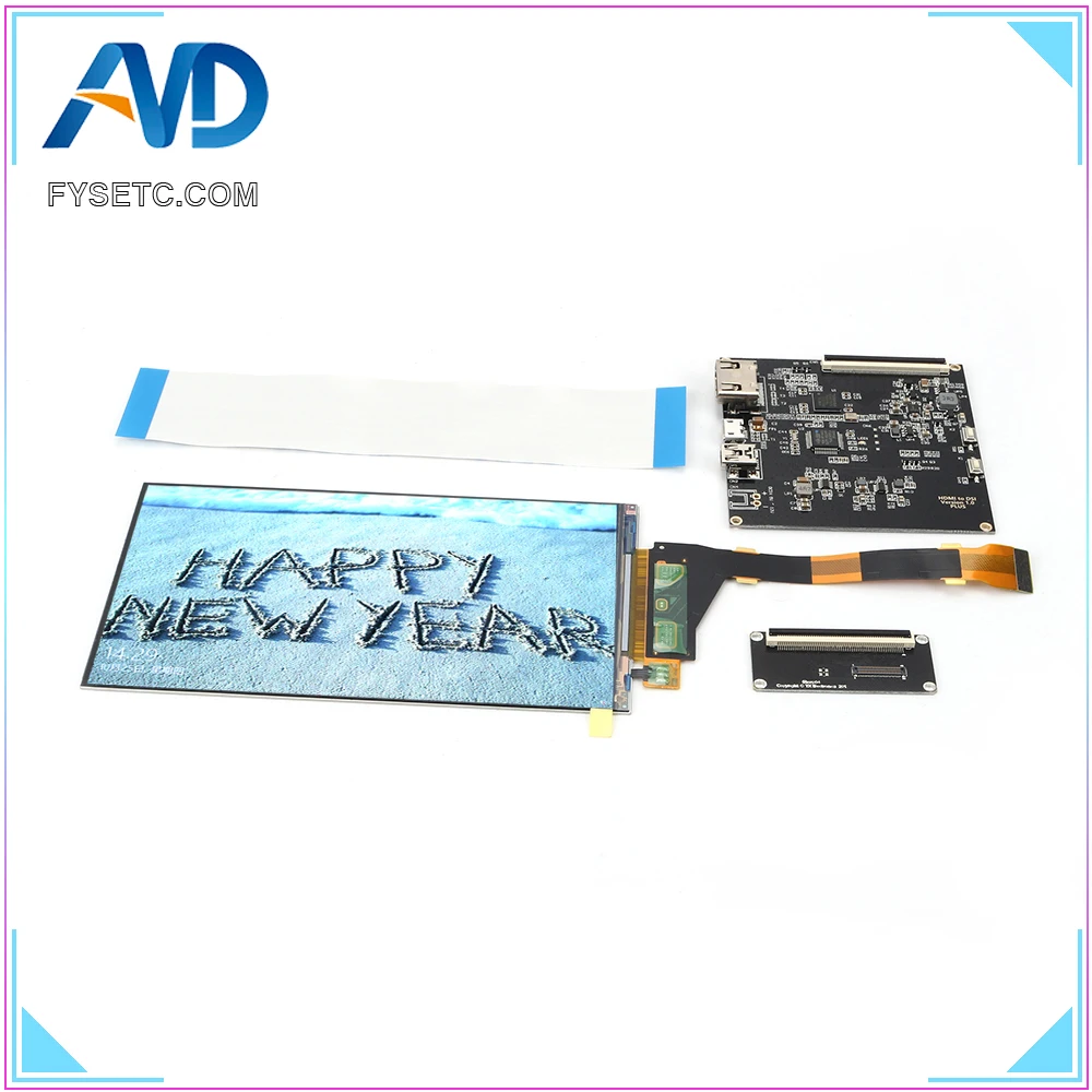 

LS055R1SX03 5.5 inch 2k LCD Module 2560*1440 LCD Screen Display With HDMI To MIPI Controller Board For WANHAO D7 Replacement