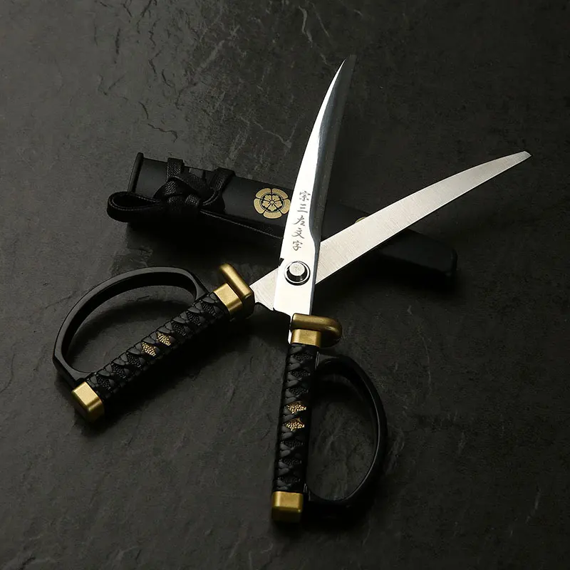 

1pc Japanese Creative Katana Scissors Retro Metal Sewing Tailor Thread Tool for Needlework Office Household Paper Cutting