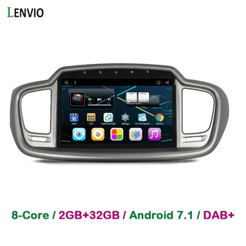 

Lenvio RAM 2GB+32GB Octa Core Android 7.1 CAR DVD Player For KIA Sorento 2015 2016 Car GPS Navigation multimedia stereo radio BT