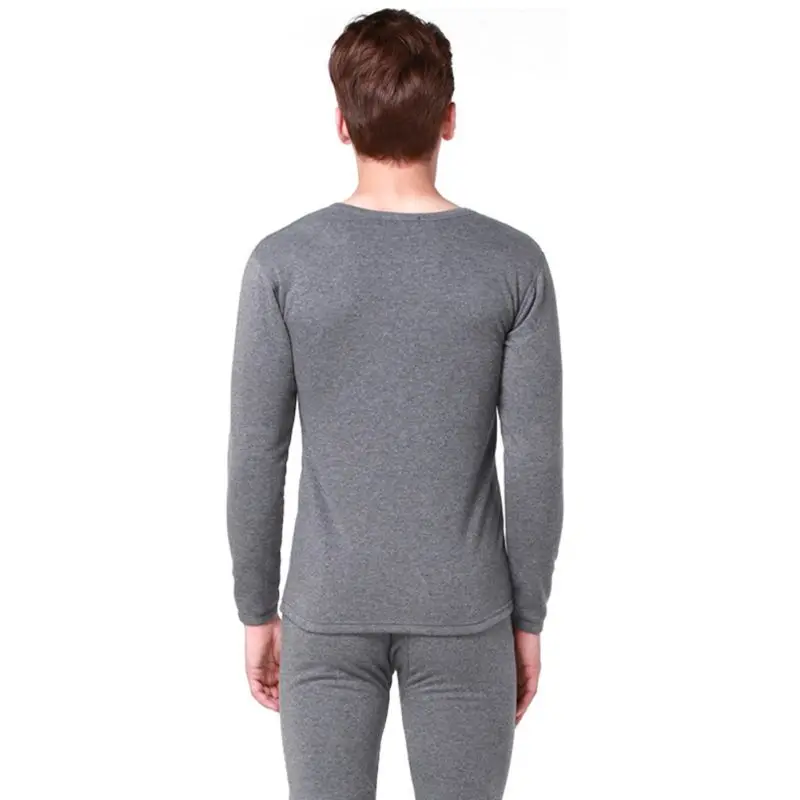 COCKCON 2 Pcs/lot Cotton Men Thermal Underwear Set Autumn Winter Warm Thicken Long Johns Tops Bottom