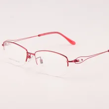 Ширина-138 чистый титан модные женские очки оправы женские ультра легкие 8g оптические, при близорукости защитные очки для чтения