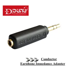 Сопротивление наушников Plug Original Dunu проводник 75/150/200 Ом Шум шумоподавления адаптер 3.5 мм Jack для Hi-Fi плеер plug.
