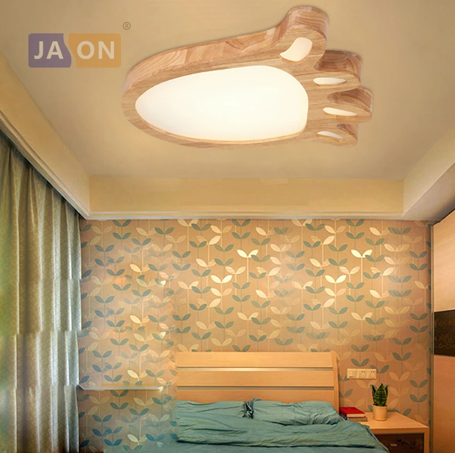 

LED Nordic Iron Acryl Wooden Feet LED Lamp.LED Light.Ceiling Lights.LED Ceiling Light.Ceiling Lamp For Foyer Bedroom