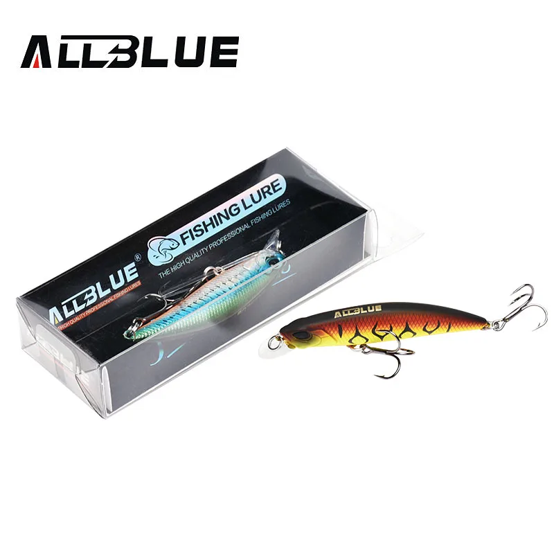 ALLBLUE Новинка JERKBAIT 60/70SR рыболовная приманка 60 мм/70 мм погружающийся гольян воблер