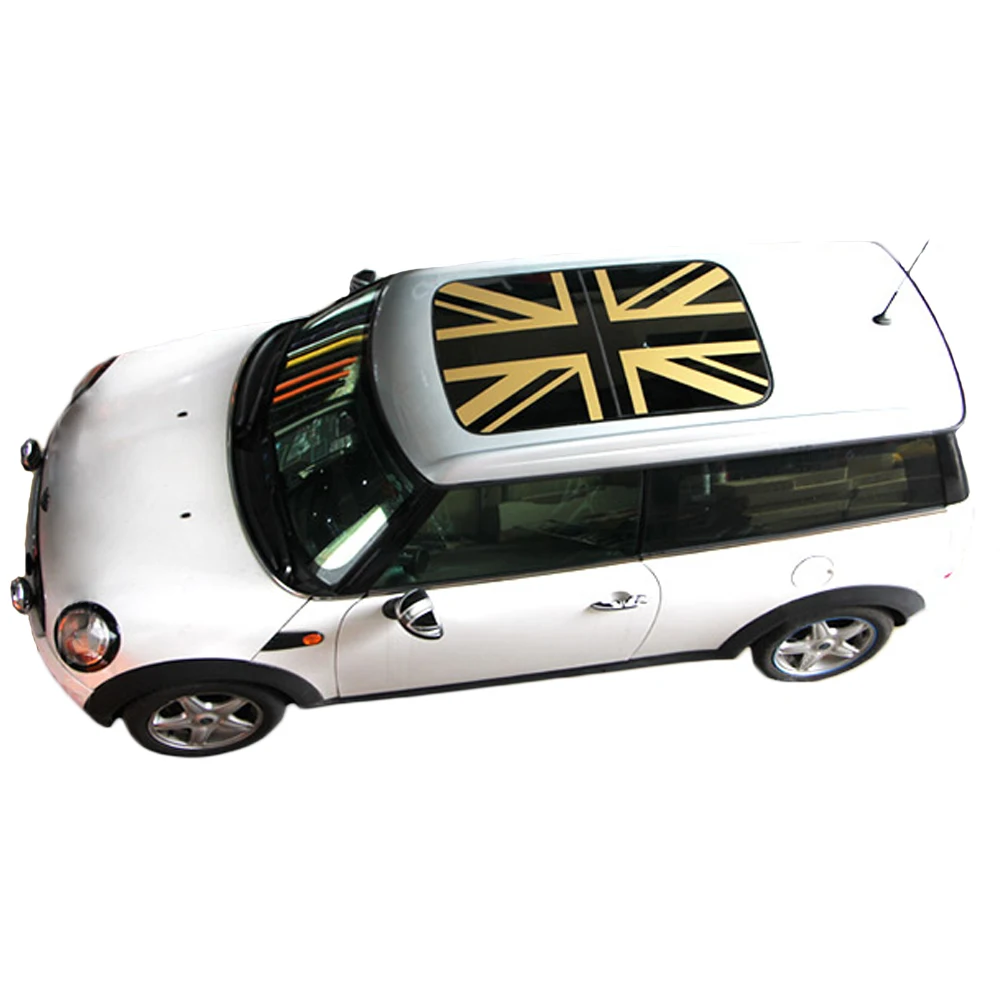Виниловая наклейка на окно Sunroof Union Jack для MINI Cooper JCW S One F54 F55 F56 F60 R55 автомобильные