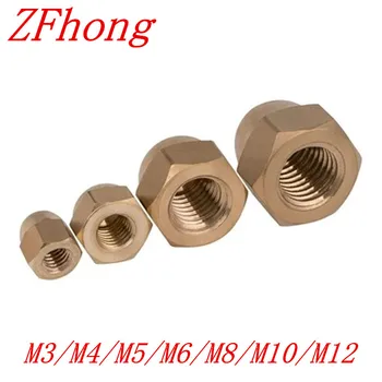 

DIN1587 M3 M4 M5 M6 M8 M10 M12 brass Cap Nuts Decorative Cover Semicircle Acorn Nut