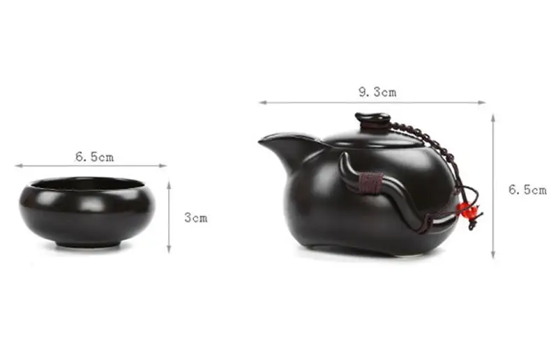5 шт. чайный набор, портативный чайный набор с пакетом, креативный портативный чайный сервиз для кунг-фу, чайный сервиз с пакетом для путешествий