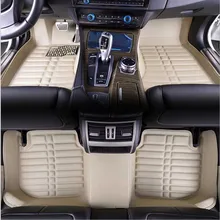For Hyundai Santa Fe 2013-2018 Car Mats All-Weather Floor Mats carpet Mat Auto Waterproof Front & Rear carpet Mat Custom Made 3D For Hyundai Santa Fe 2013-2018 Car Mats All-Weather Floor Mats carpet Mat Auto Waterproof Front & Rear carpet Mat Custom Made 3D