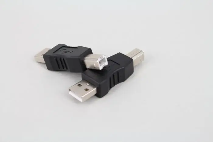 USB Мужской A в B Принтер Сканер кабель адаптер конвертер