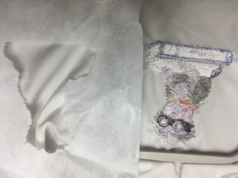Супер оторвать ткань легко отрезать нетканый прокладочный материал идеально подходит для вышивки 4 метра/комплект, чистый белый