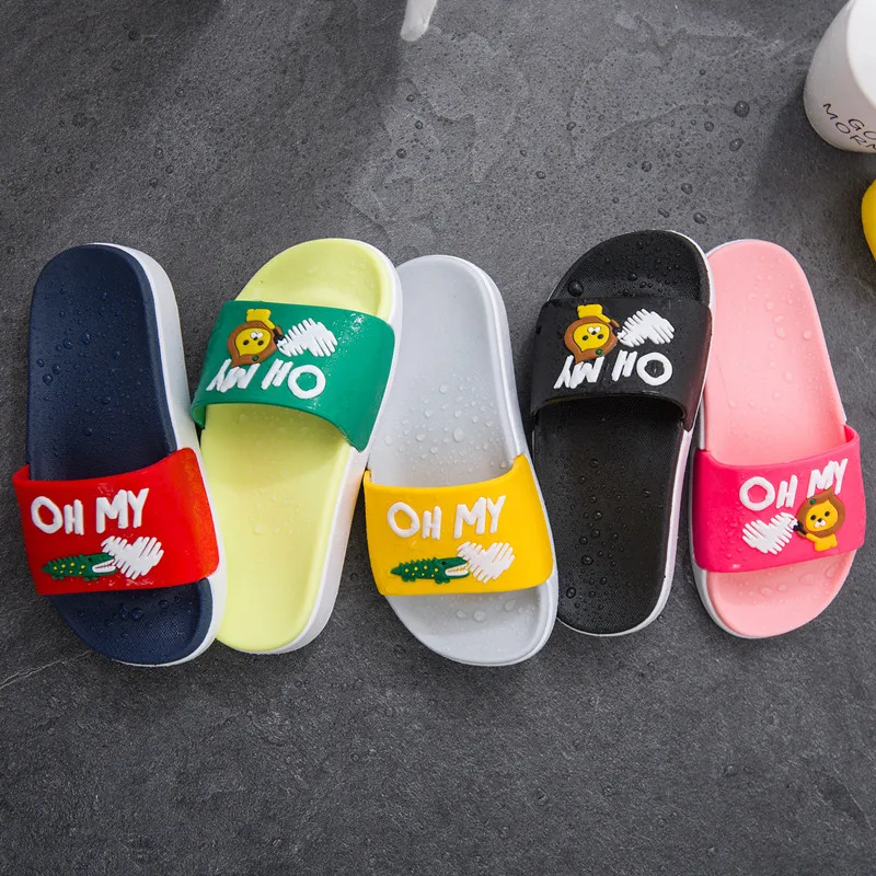 Cute Cartoon Teen Slippers Baby Shoes 2019 Beach Flip Flop Kids Slippers Candy Color Soft Girls Shoes Toddler Summer For Boys Cute Cartoon Teen Slippers Baby Shoes 2019 Beach Flip Flop Kids Slippers Candy Color Soft Girls Shoes Toddler Summer For Boys