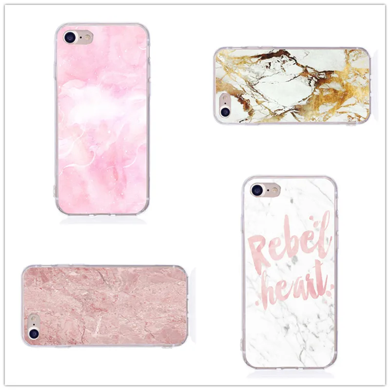Luxury Coque Marble Case For Iphone 7 Silicone TPU Cover Cases 8 Plus X 6 6S 5S SE 5 Fundas Capa Rock |