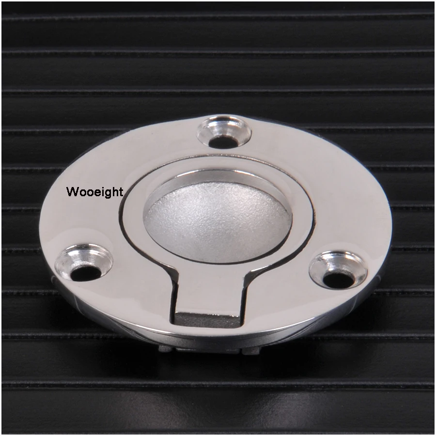 1Pc Boat Marine 316 Stainless Steel Round Flush Lift Ring Hatch Pull Handle Flush Mount Lifting Ring 4055mm For Rowing Boats (7)