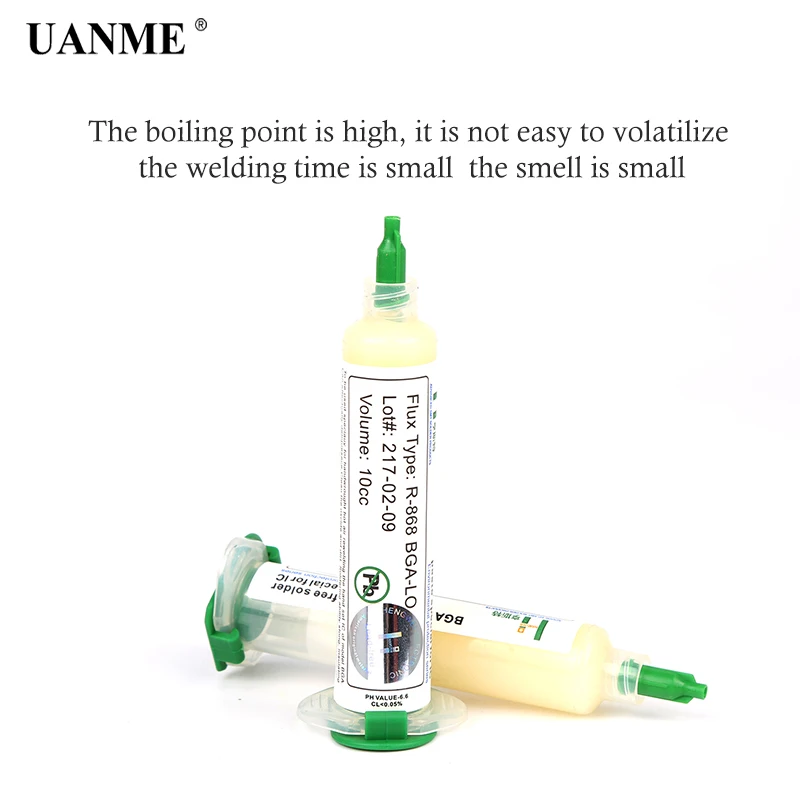 KAISI R-868 BGA LO A Solder Paste Welding Advanced Oil Flux Grease 10cc Soldering Repair Tools