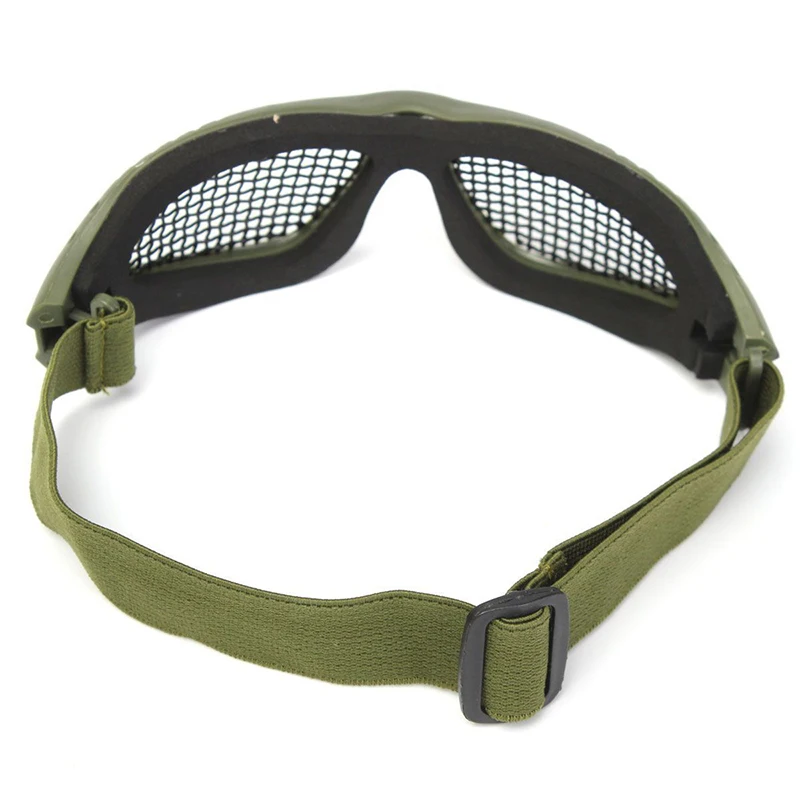 Paintball Eye Protective Comfortable Airsoft Net Safety Tactical Glasses Goggles Steel Wire Mesh Big Goggles Hiking Eyewear