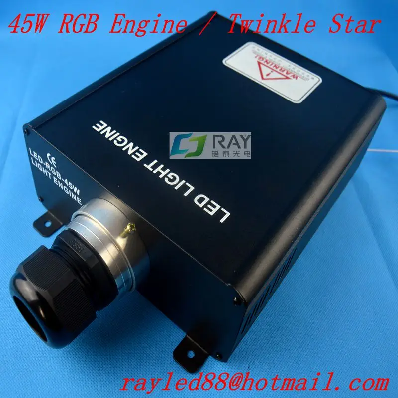 

New! 45w,RGB twinke star ,with remote control,LED fiber engine/machine