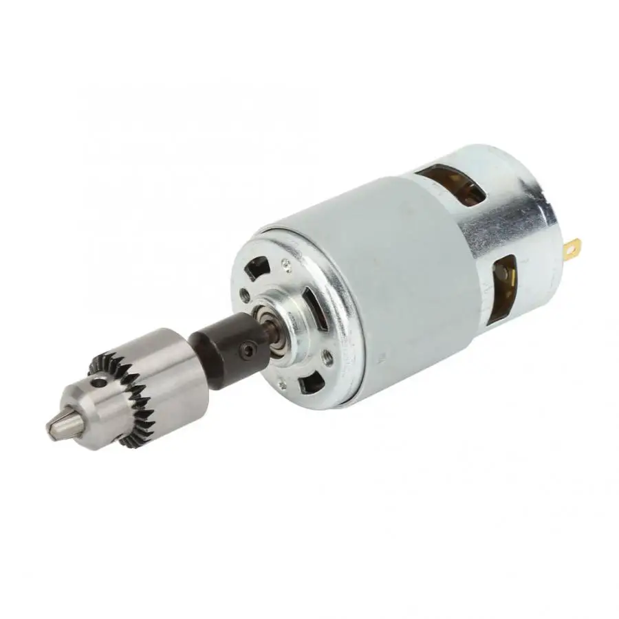 

12-30V 775 High Power Large Torsion Electric Motor Ball Bearing Shaft with Cooling Fan DC Electric Motor