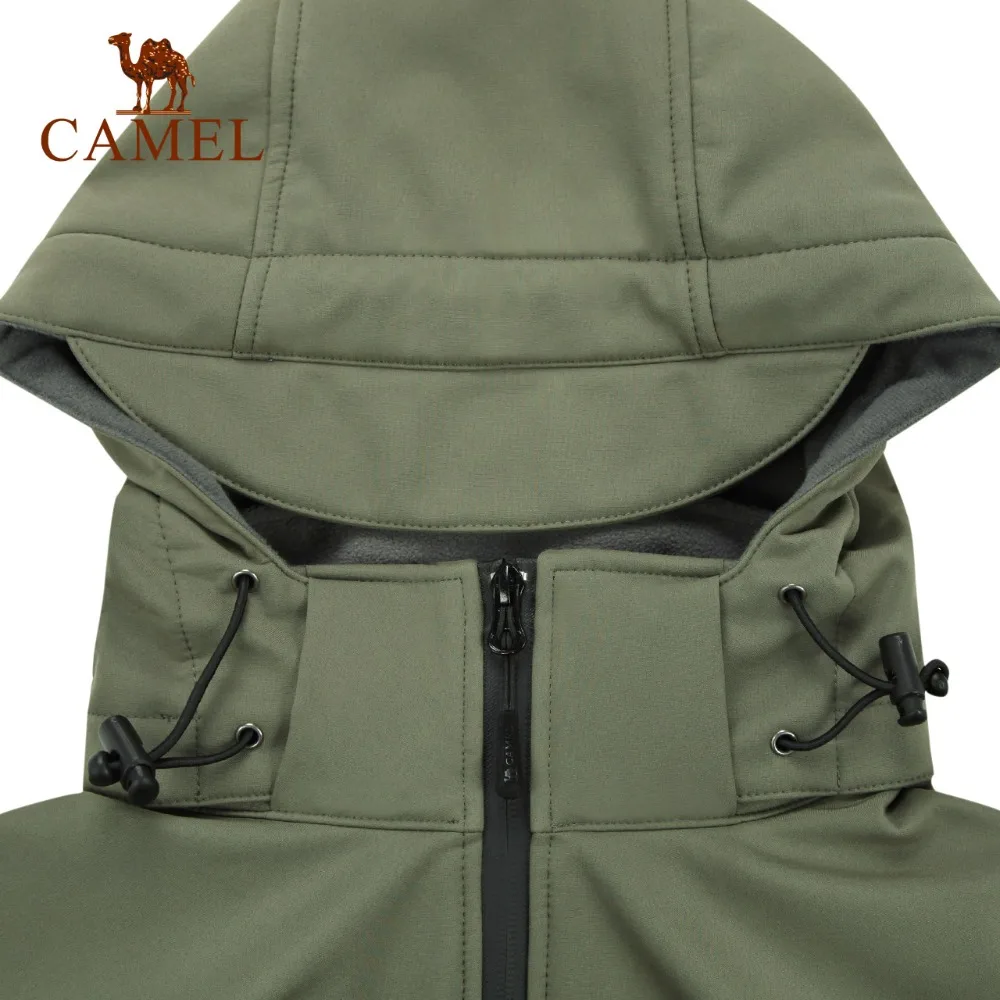 CAMEL Наружная Мужская Флисовая Куртка из полиэстера для кемпинга походов