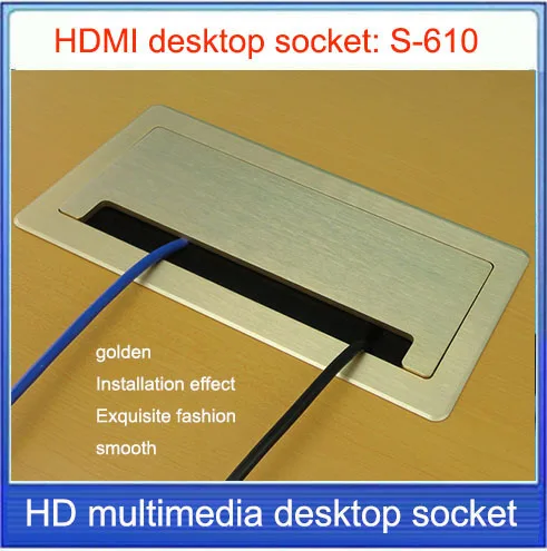 Настольная розетка с английской вилкой/Скрытая/HDMI Сеть RJ45 Информационная