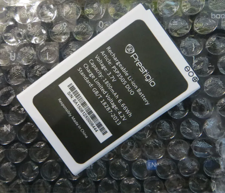 Для Prestigio Wize D3 3505 PSP3505 1800 мАч мобильный телефон литий-ионный аккумулятор замена |