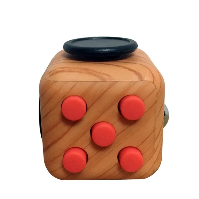 Непоседа Куб Беспокойство Стресса Фокус Игрушки Подарок Камуфляж Красное Дерево Головоломка Куб Для Подарка