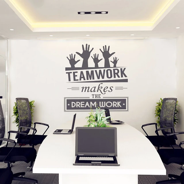 asapfor office wall stickers vinyl decal art office mural decor