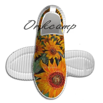 

Sunflowers Running Shoes Walking Shoes Summer Comfortable light weight Jogging Yoga shoes