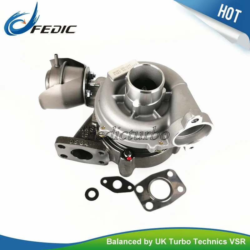 

Turbine GT1544V 753420 turbolader full turbo for Peugeot 1007 206 207 3008 308 407 5008 Partner 1.6 HDi 80Kw 110HP DV6TED4 2004