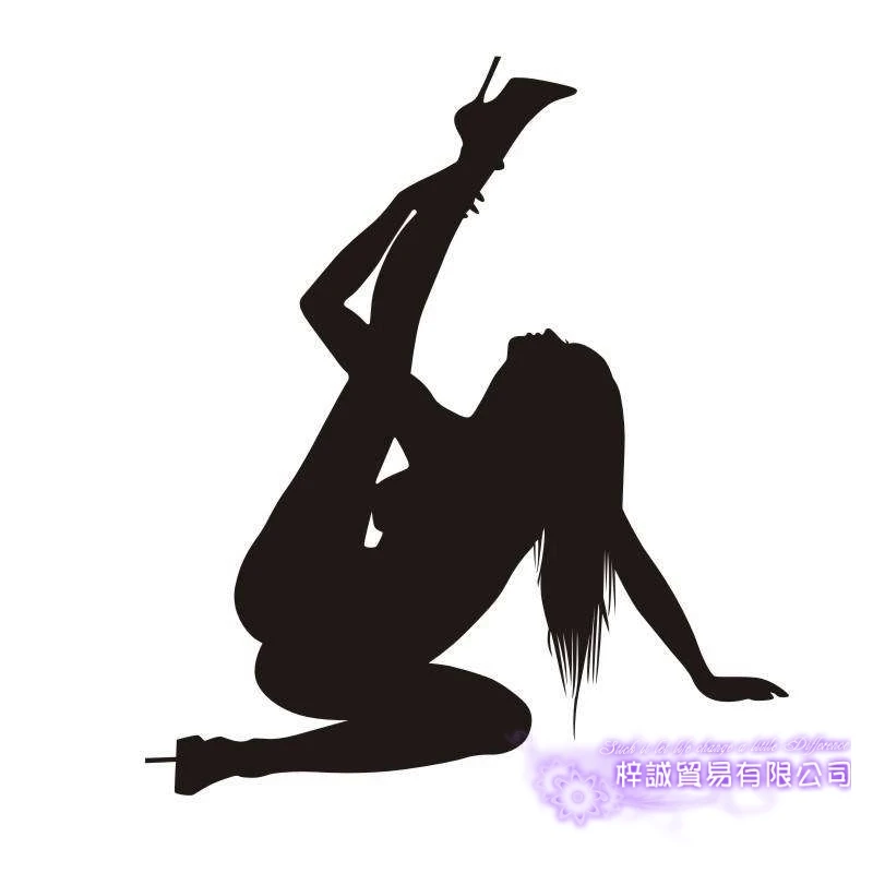 DCTAL Sexy Girl Decal Beauty Body Naked Sticker Wall Bathroom Woman Girl Wall KTV Pub Bar Shop Sticker