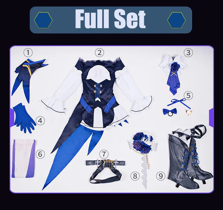 Аниме! Honkai Impact 3rd Kallen Kaslana The Sixth Fantasy Night Combat костюм Милое сексуальное платье