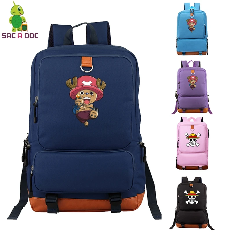 

ONE PIECE Laptop Backpacks School Backpack for Girls Boys Teenagers Travel Daypack Children's Bookbag Notebook Bagpack Sac A Dos