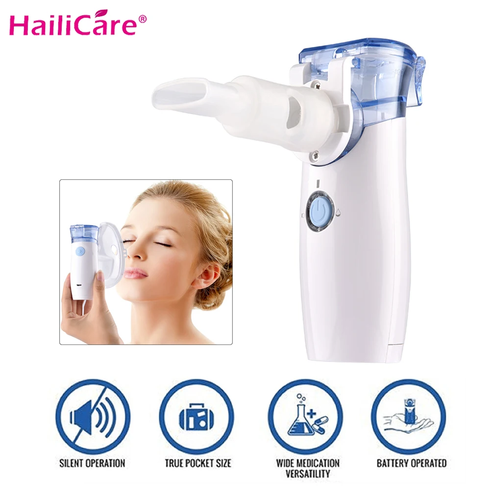 

Handheld Household Mesh Nebulizer Mini Portable Asthma Inhaler Nebuliser For Baby and Adult Personal Steam Inhaler Health Care