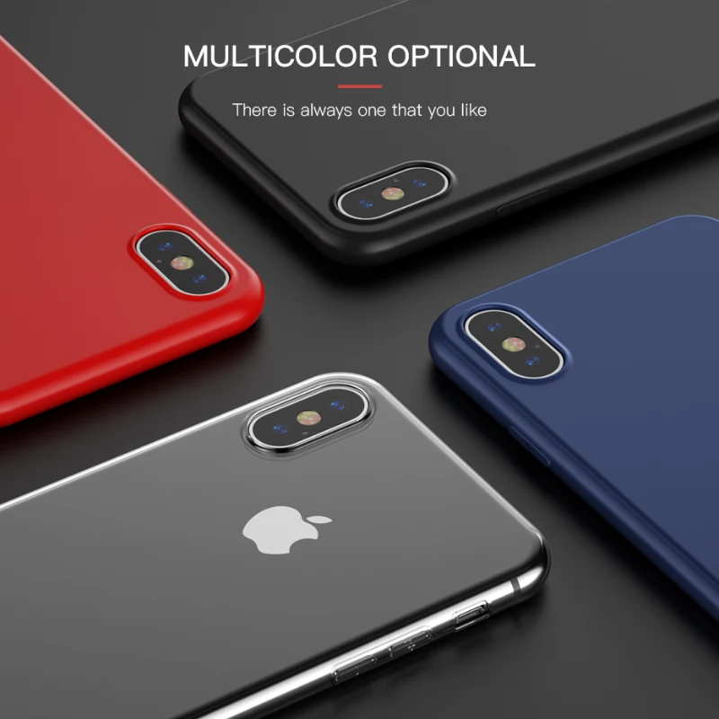 Чехол для телефона PZOZ iPhone X Роскошный прозрачный силиконовый чехол из ТПУ мягкий