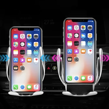 

Car Mount Qi Wireless Charger Holder For iPhone X XS Max Xs XR 8 Plus Support 10W Fast Charging Car Phone Holder In Car Air Vent
