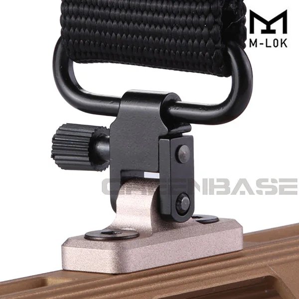 Greenbase Mlok Sling Mount Stud Gun Sling Swivel for M lok System Rifle