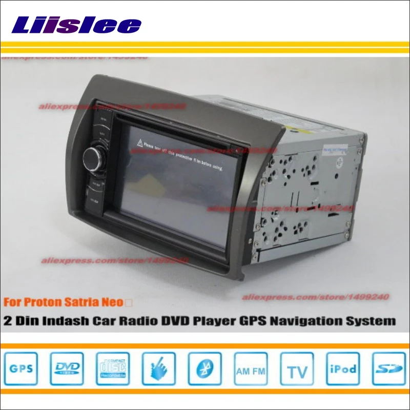 Top Liislee For Proton Satria 2006~2014 - Car Radio Stereo CD DVD Player GPS NAVI HD Touch Screen Audio Video Navi Navigation System 0