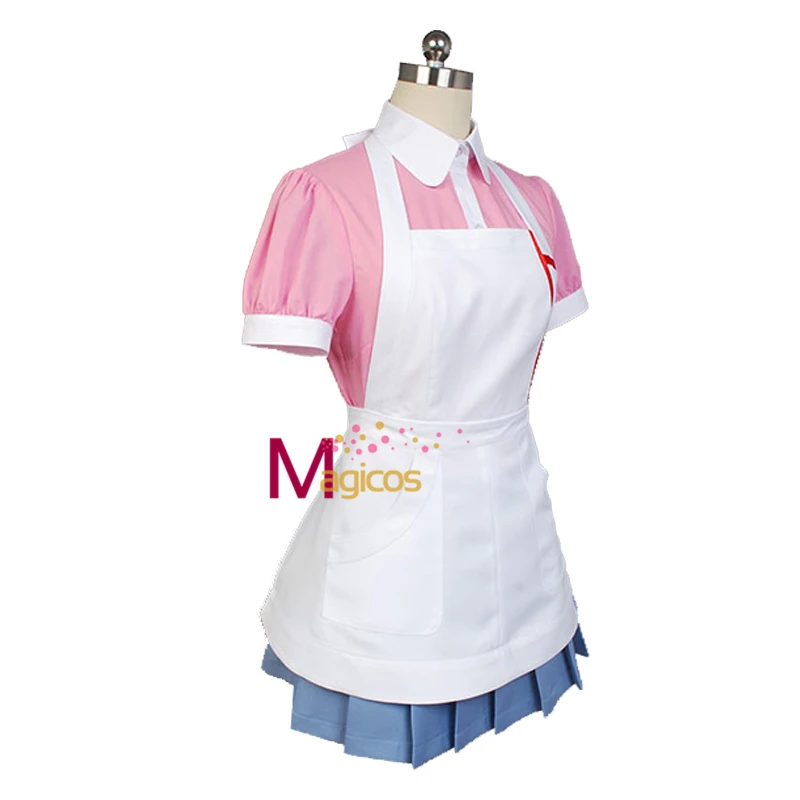 Костюм для косплея Mikan Tsumiki супер Danganronpa 2 карнавальный костюм женщин|Костюмы
