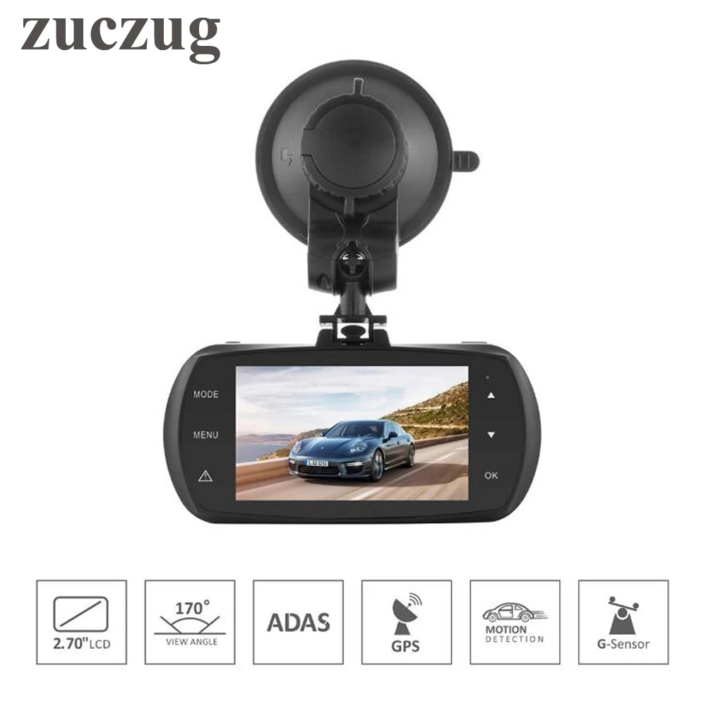 ZUCZUG Мини Автомобильный видеорегистратор Ambarella A12 Чип FULL HD 1440P 30fps 2 7 дюймов экран Dash