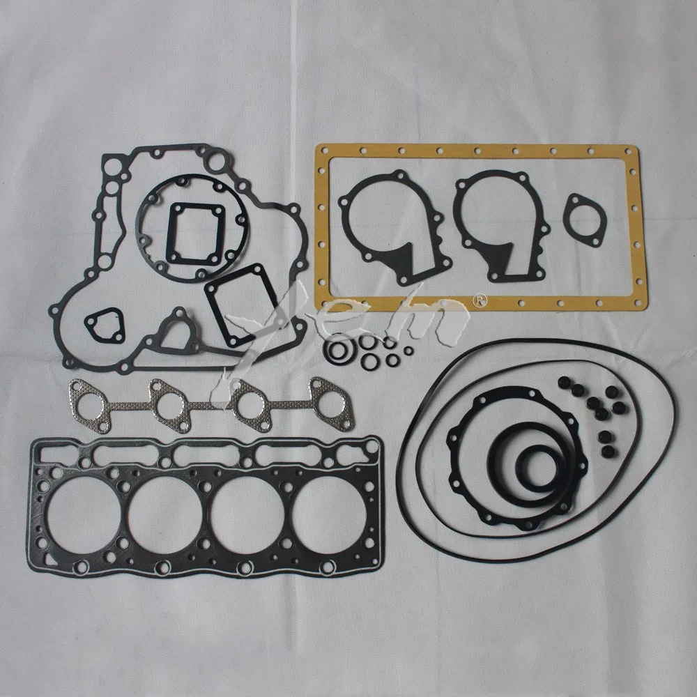 For Kubota engine parts V1505 full gasket set with cylinder Head gasket