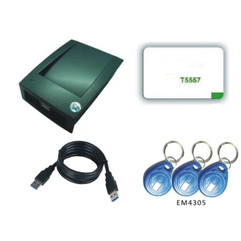 

Avoid driving RFID 125KHZ T5557/EM4305 id card read-writer RFID writer usb port English software