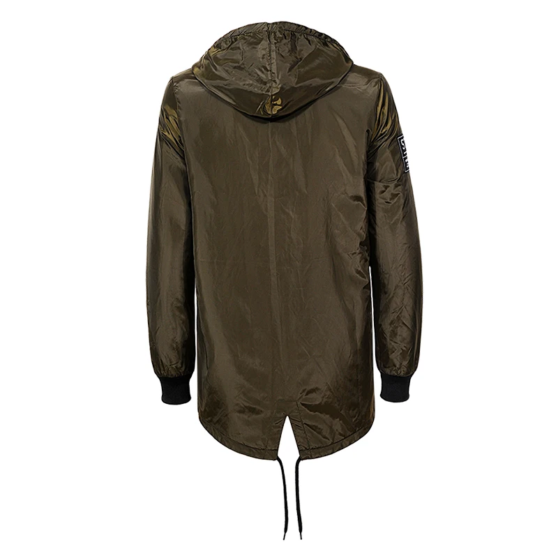 GLO-STORY Men's Hip Hop Windbreaker Double Wear Hooded Jackets Men Full Zipper Letter Casual Streetwear Jacket Coats MFY-6798 GLO-STORY Men's Hip Hop Windbreaker Double Wear Hooded Jackets Men Full Zipper Letter Casual Streetwear Jacket Coats MFY-6798