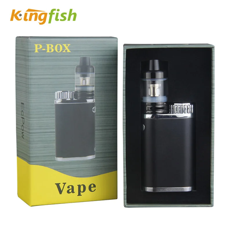 Kingfish P-BOX e cigarette Top filling Atomizer Subox Mini Vape Kit vaporizer Box Mod 50w Weipa Istick Pico Electronic Cigarette Kingfish P-BOX e cigarette Top filling Atomizer Subox Mini Vape Kit vaporizer Box Mod 50w Weipa Istick Pico Electronic Cigarette