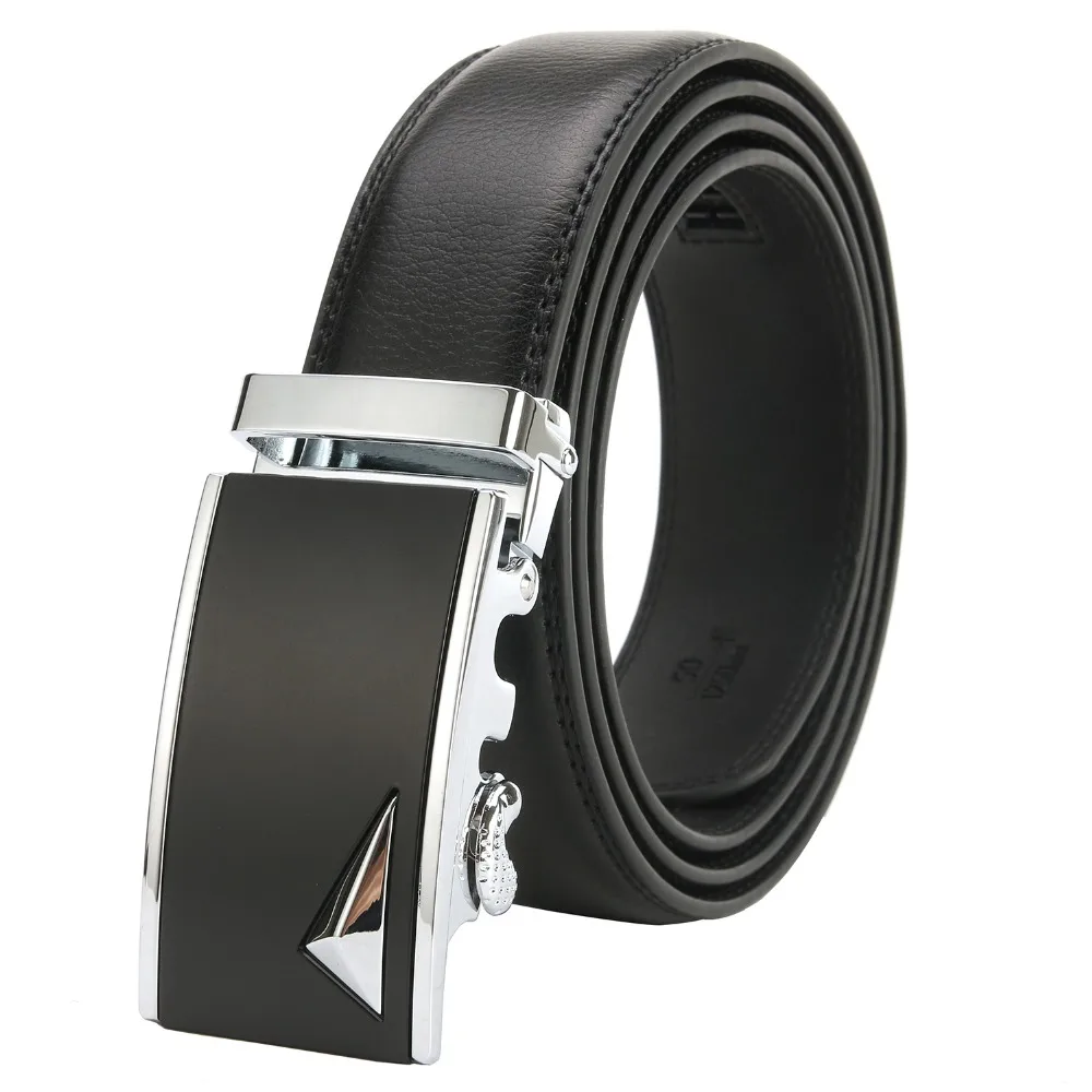 BELTS MANUFACTURER Men's Simple Black/Coffee Split Leather High Quality