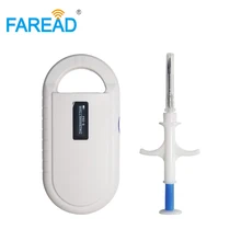 X1pc животное USB FDX-B ID64 RFID ПЭТ считыватель чипов+ x80pcs 2,12*12 мм 134,2 кГц EM4305 FDX-B лошадь животный микрочип для собак с инжектор