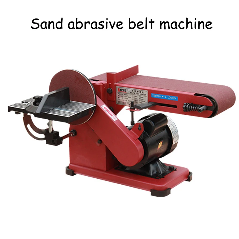 Woodworking Sanding Disc Vertical Polishing & Grinding Machine Electric Belt Polisher Disc Sander BD46 Wood Based Panels Machine