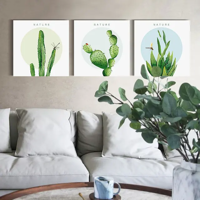 Colorful green painting walls decor home goods canvas art paintings