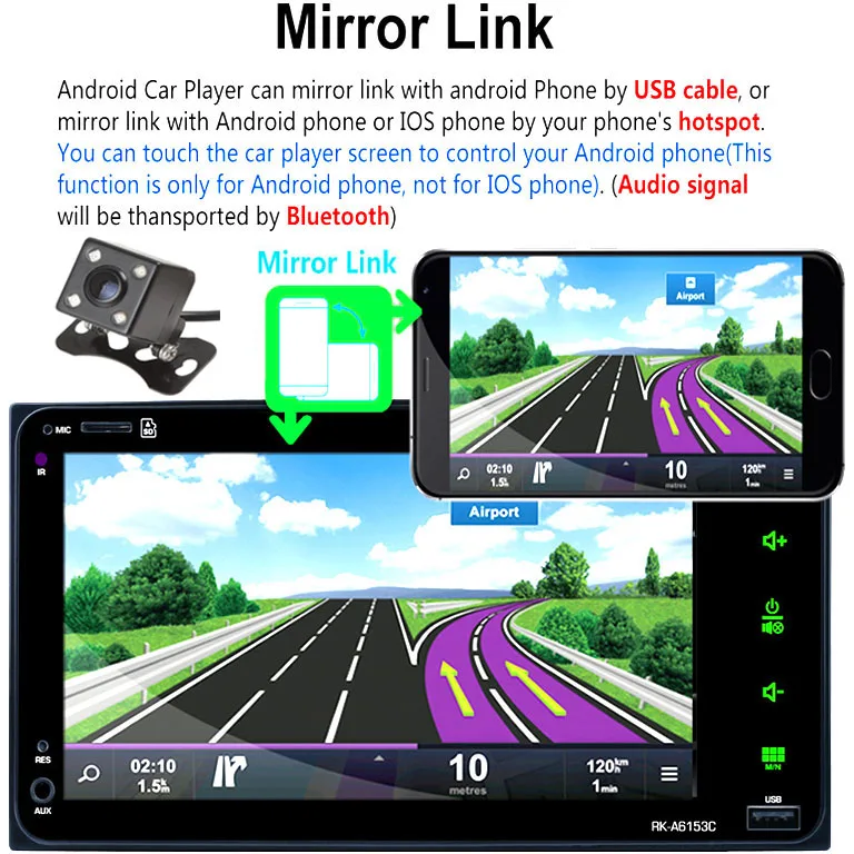 7 Inch RDS Android 6.0 Bluetooth Car Radio Digital Touch Screen Auto Stereo Audio Player Support GPS Navigation Mirror Link WIFI 7 Inch RDS Android 6.0 Bluetooth Car Radio Digital Touch Screen Auto Stereo Audio Player Support GPS Navigation Mirror Link WIFI