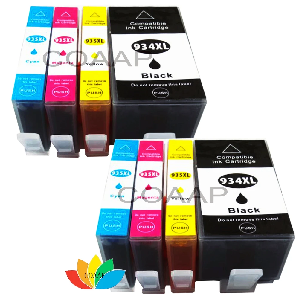 Cartucho de tinta para impresora HP 934XL, recambio de tinta de color negro  y 935XL Compatible con HP OfficeJet Pro 6230 6830 6835, 8 unidades|hp 934xl|ink  cartridgehp black cartridge - AliExpress