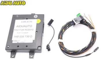

9W2 Bluetooth Module+Harness With Microphone 1K8 035 730 D For VW Golf MK6 Jetta MK5 Fit RCD510