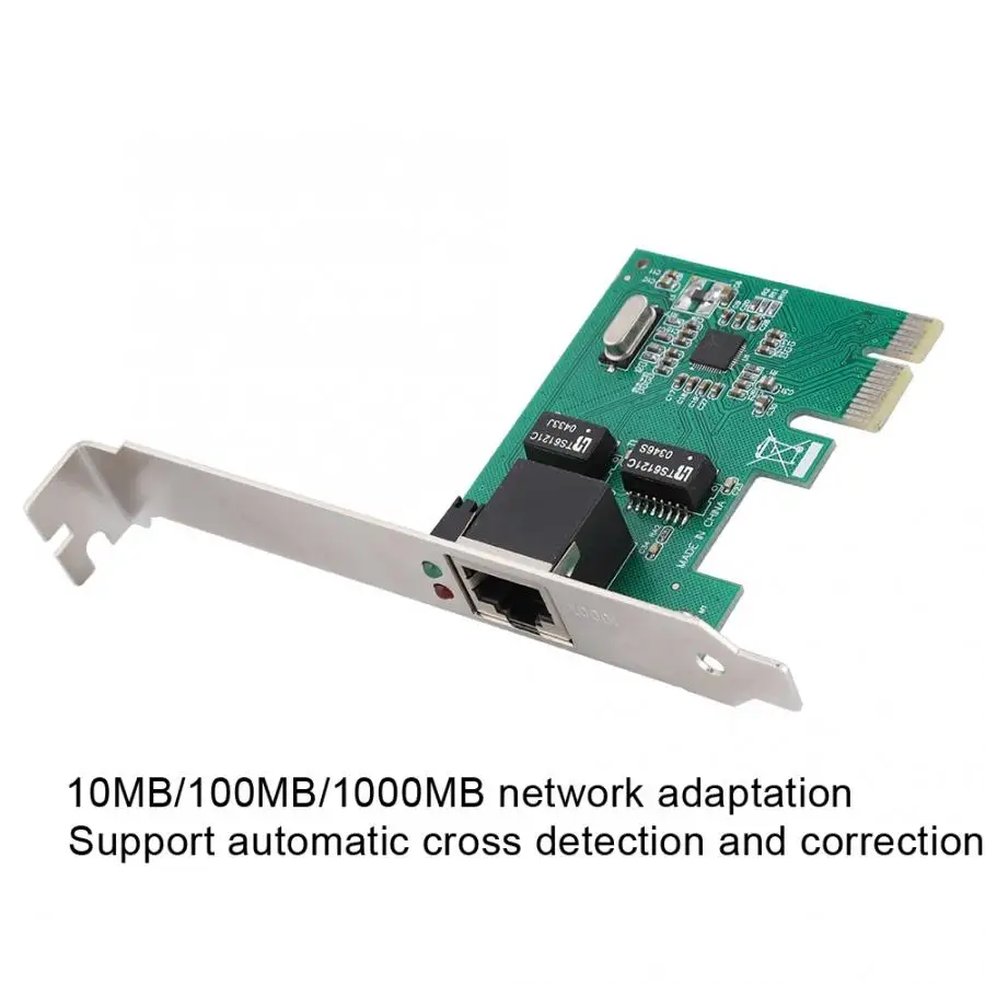 RJ-45 PCI-E Gigabit Ethernet сетевой адаптер Lan Карта 1000 Мбит/с для Windows 98SE сетевая карта 4 порта адаптер Wi-Fi